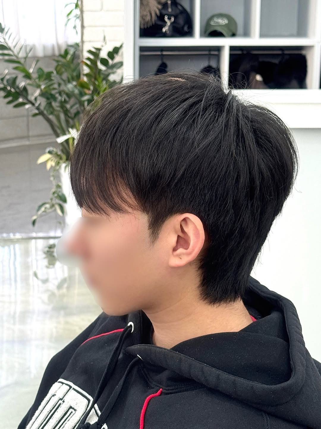 장안동 미용실 헤어샵426 시스루 리프컷 시술 사진